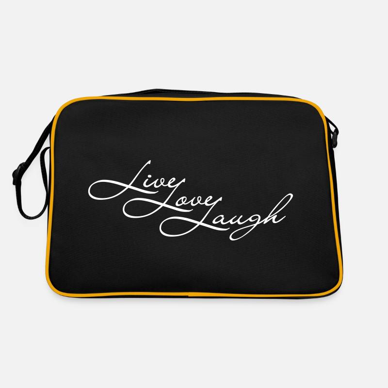 Live Laugh Love Retro Tasche
