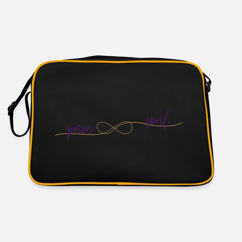 Le huit couché Puresoul, Gold-Lilla Sac Retro