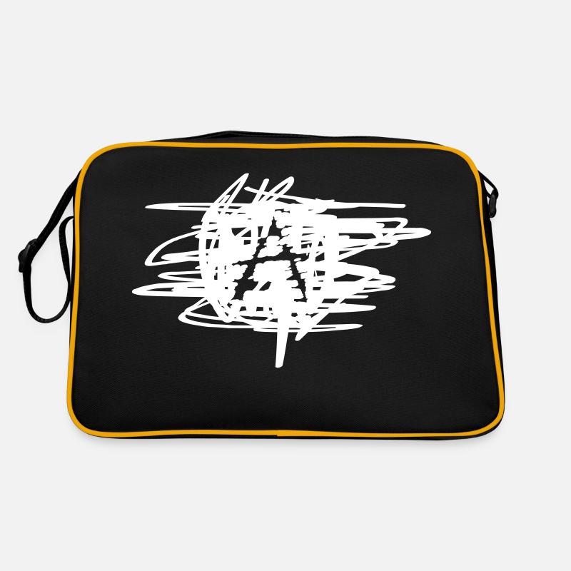 anarchy revolution makes justice uprising Retro Bag