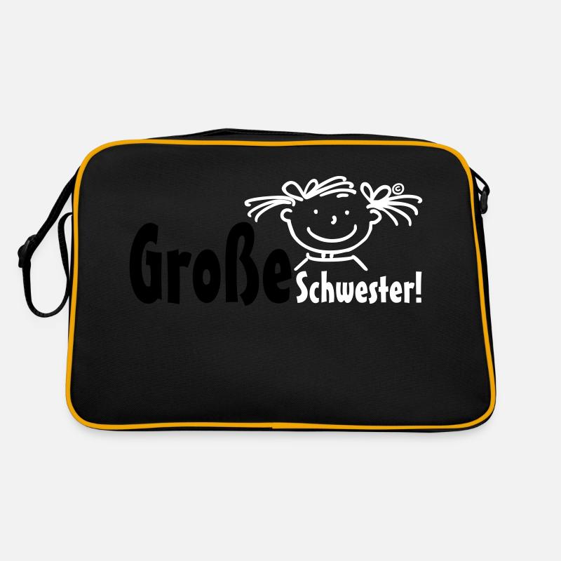 Große Schwester Retro Tasche
