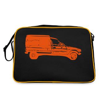 c15 D 2 - Sac Retro - noir/or - Dos