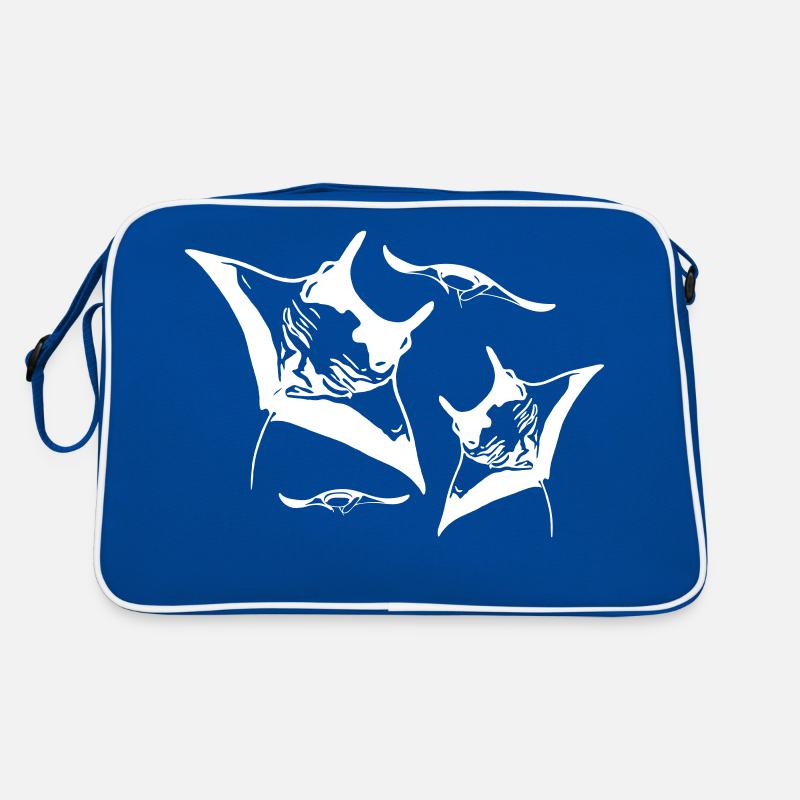 Manta Schwarm Retro Tasche