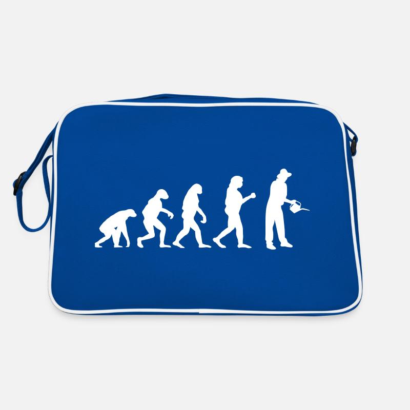 Gärtner Garten Evolution Gartenbau Pflanzen Lustig Retro Tasche