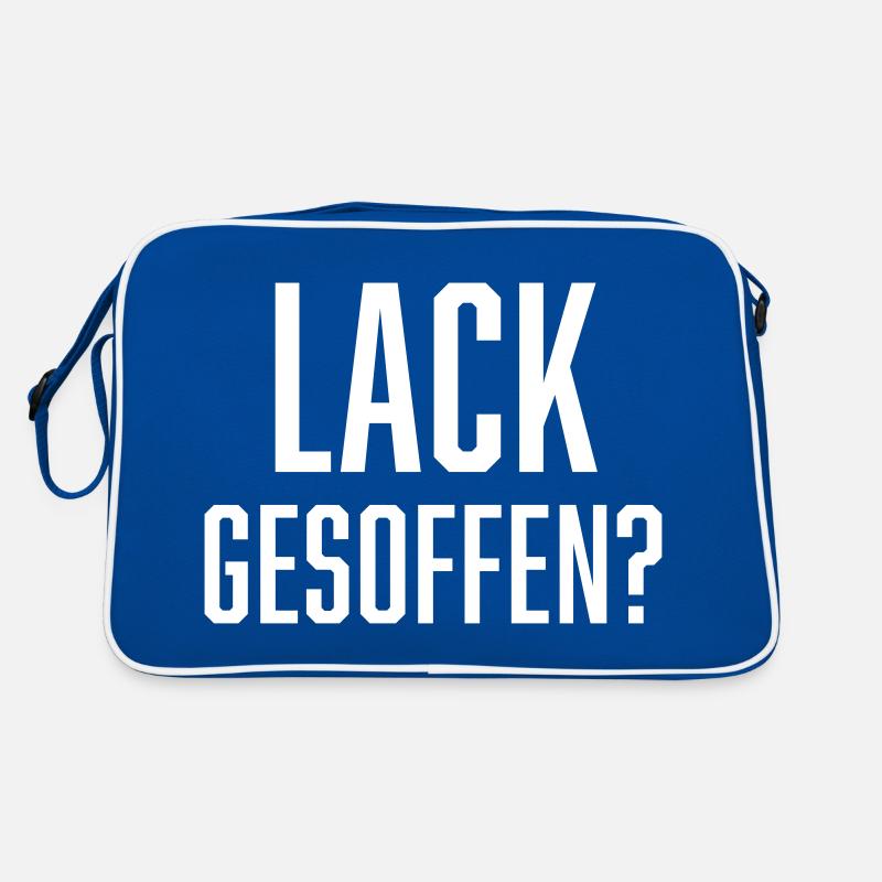Lack gesoffen? Retro Tasche