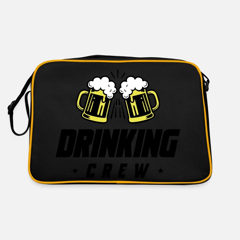 Drinking Crew Bier Retro Tasche