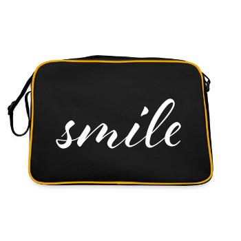 Smile - Retro Bag - black/gold - Back