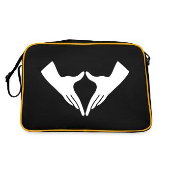 Yoga Yoni Mudra - Sac Retro - noir/or - Dos