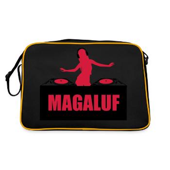 DJ Girl Sexy Magaluf Mallorca - Sac Retro - noir/or - Dos