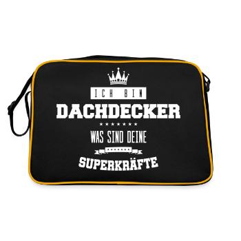 Dicton du couvreur - Sac Retro - noir/or - Dos