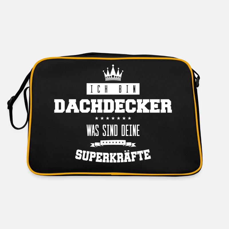 Roofer Saying Retro Bag