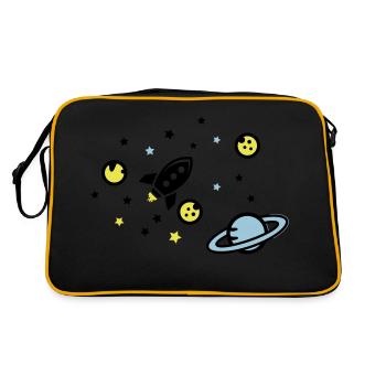 Univers - Sac Retro - noir/or - Dos