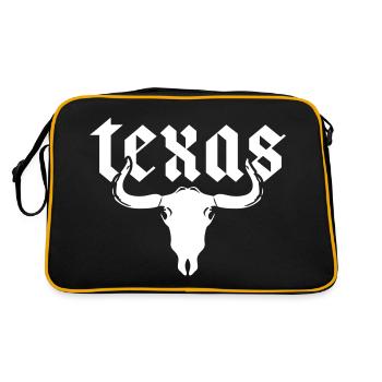taureau du Texas - Sac Retro - noir/or - Dos