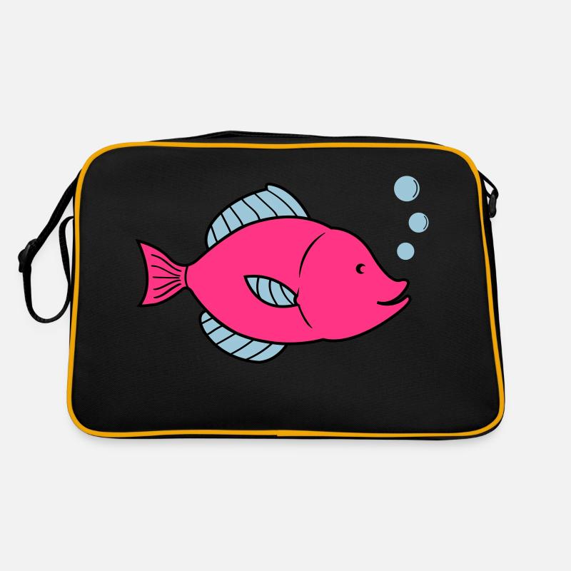 fisch comic 1 Retro Tasche