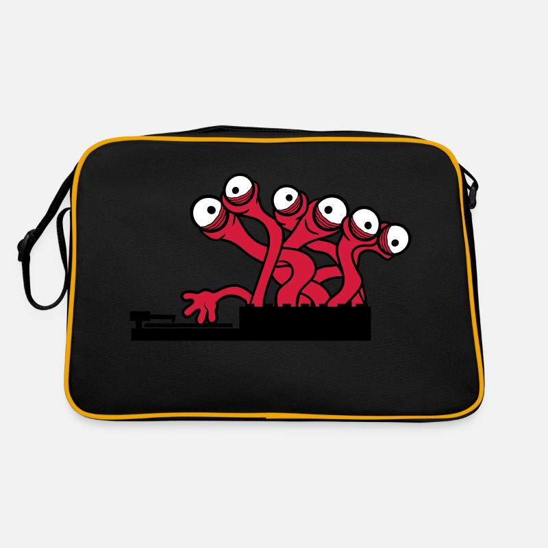 3 DJ Party Eyes Monster Alien Alien Horror Retro Bag