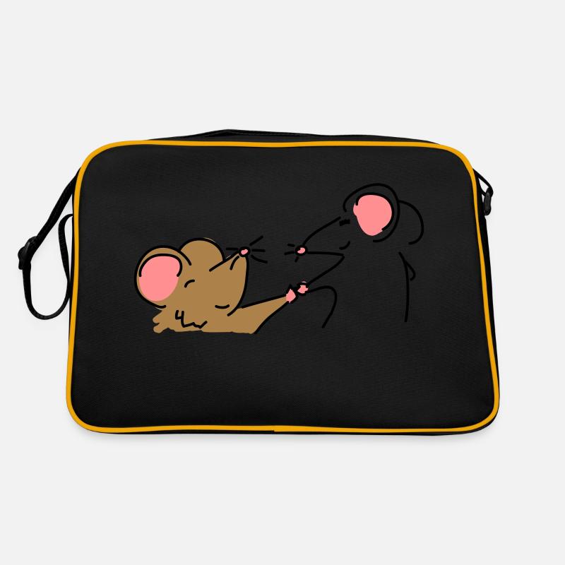 Mäusefreunde Retro Tasche