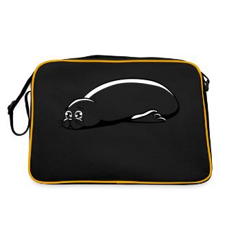 Sight sad - Retro Bag - black/gold - Back