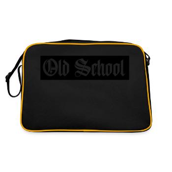 Vieille école - Sac Retro - noir/or - Dos