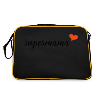 Super maman - Sac Retro - noir/or - Dos