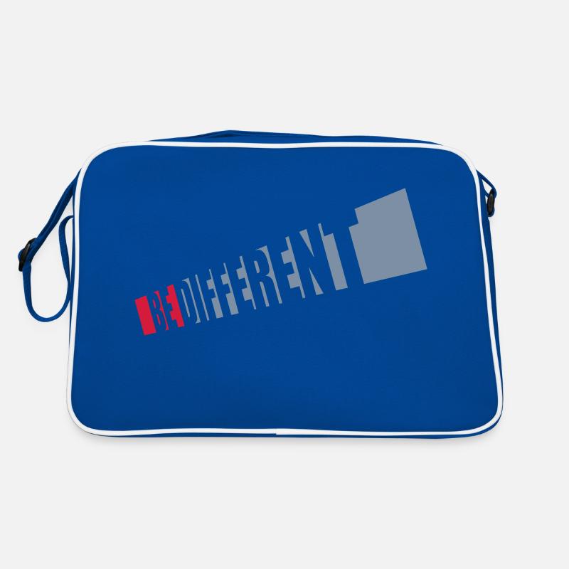 Soyez différent Logo Design Sac Retro