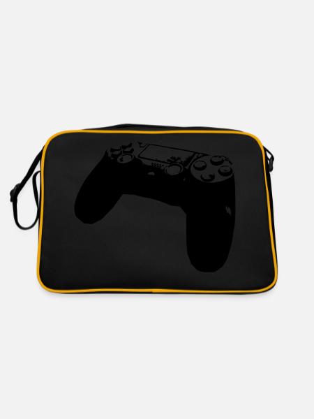 controller - Retro Bag - black/gold - Back
