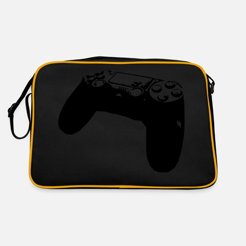 Controller - Retro Tasche - Schwarz/Gold