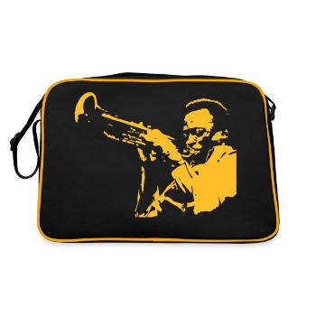 Miles Davis - Sac Retro - noir/or - Dos