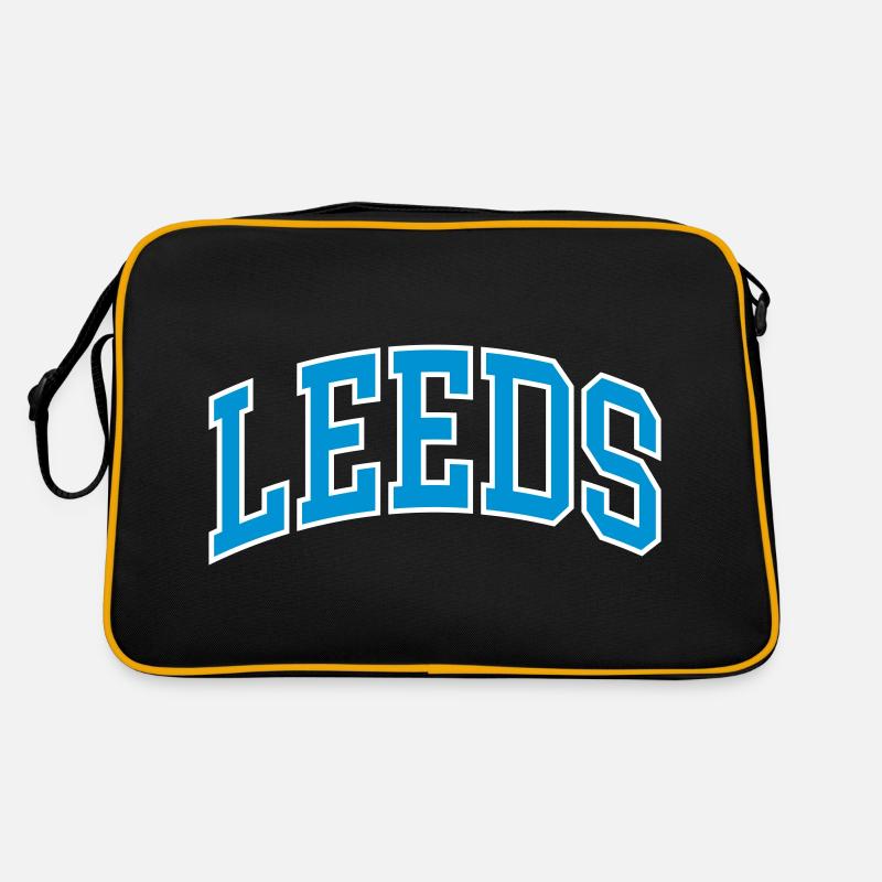Leeds - Retro Bag - black/gold