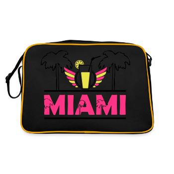 miami - Sac Retro - noir/or - Dos