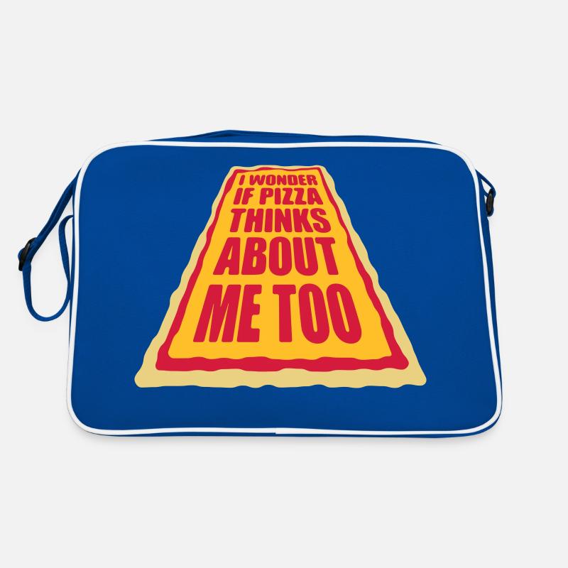 La pizza pense à moi Sac Retro