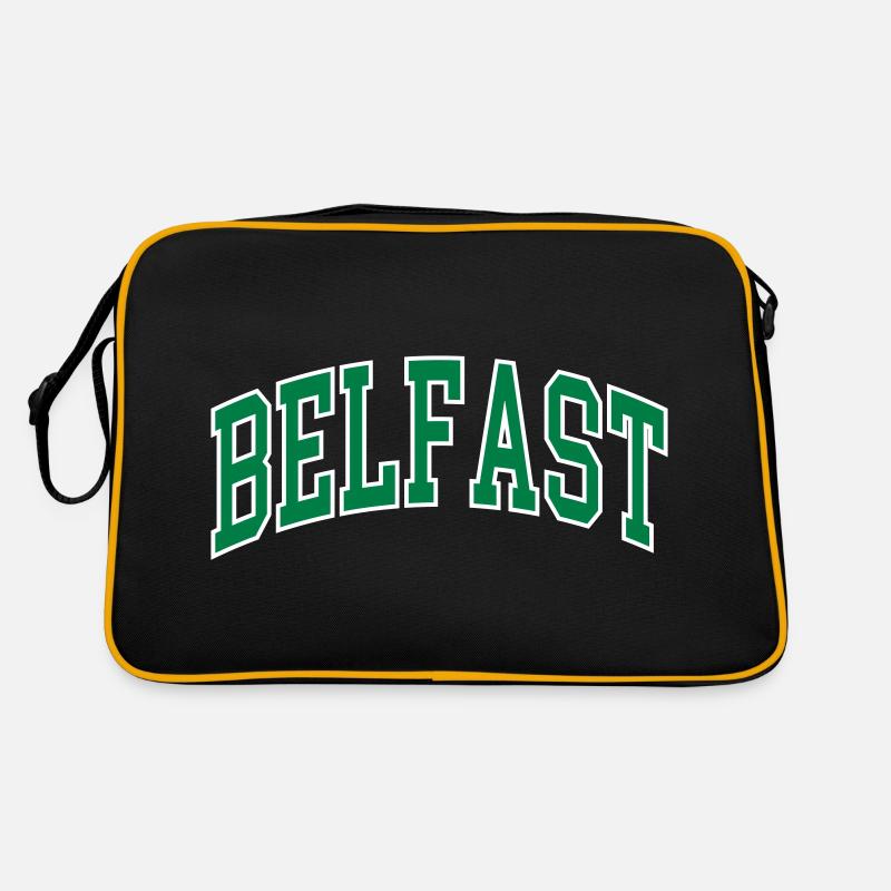 Belfast - Retro Bag - black/gold