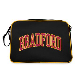 Bradford - Retro Bag - black/gold - Back