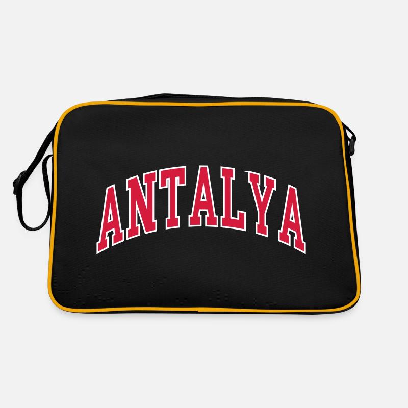Antalya - Sac Retro - noir/or