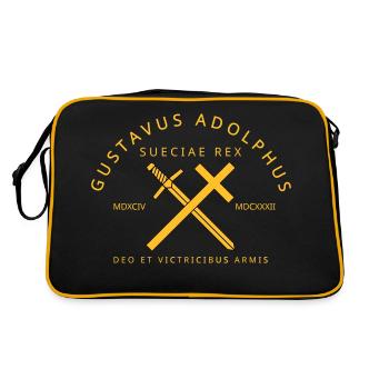 Gustave-Adolphe - Sac Retro - noir/or - Dos