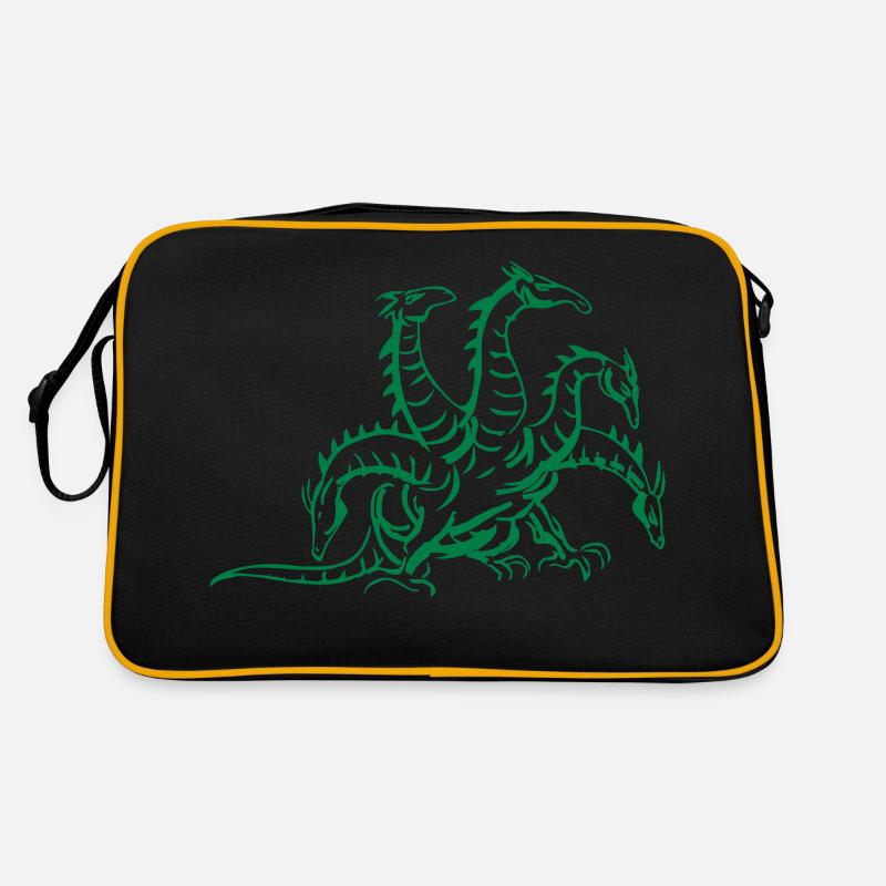 drache hydra Retro Tasche