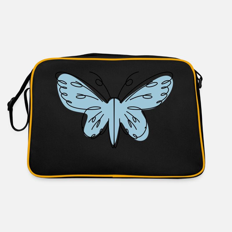 Papillon de conception abstraite Sac Retro