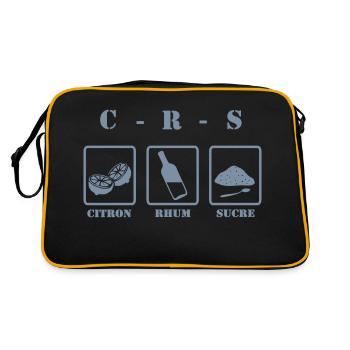 CRS - Sac Retro - noir/or - Dos