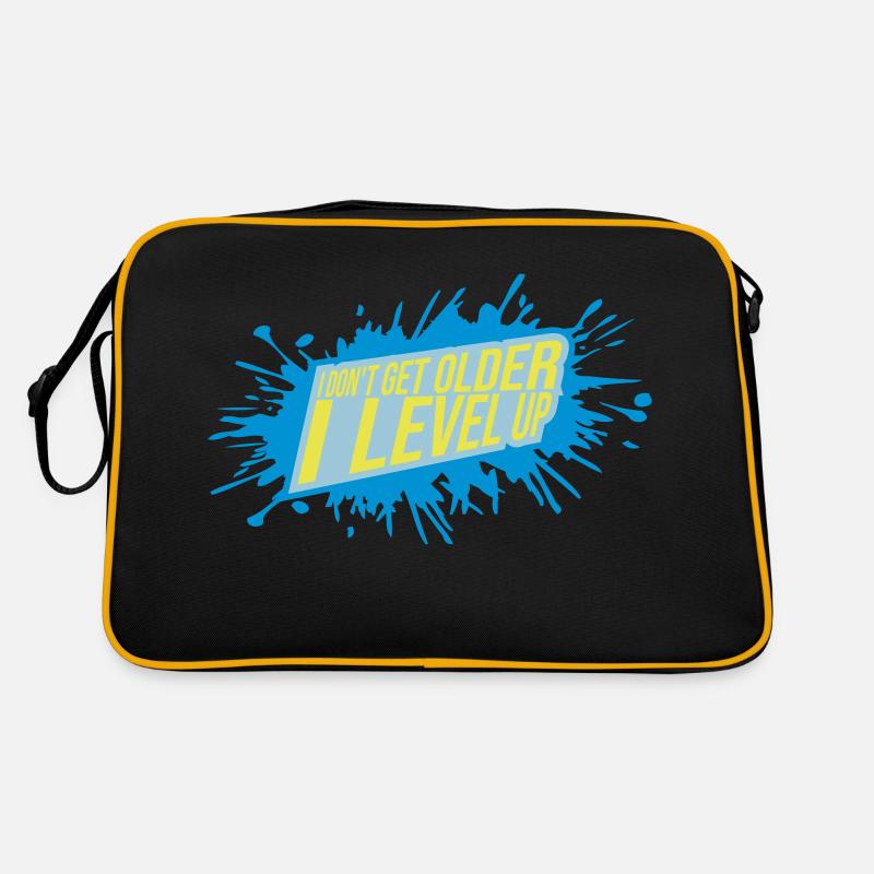 get older level up Retro Tasche