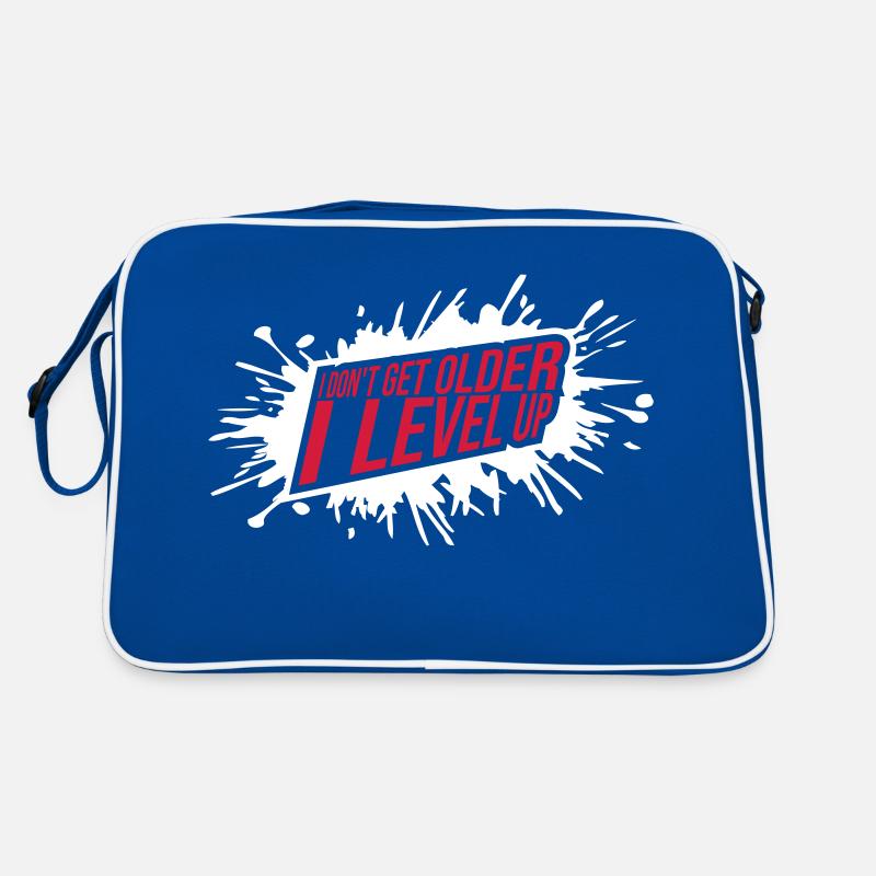get older level up Retro Tasche