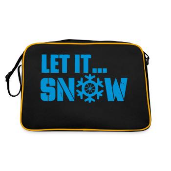 let it snow - Retro Bag - black/gold - Back