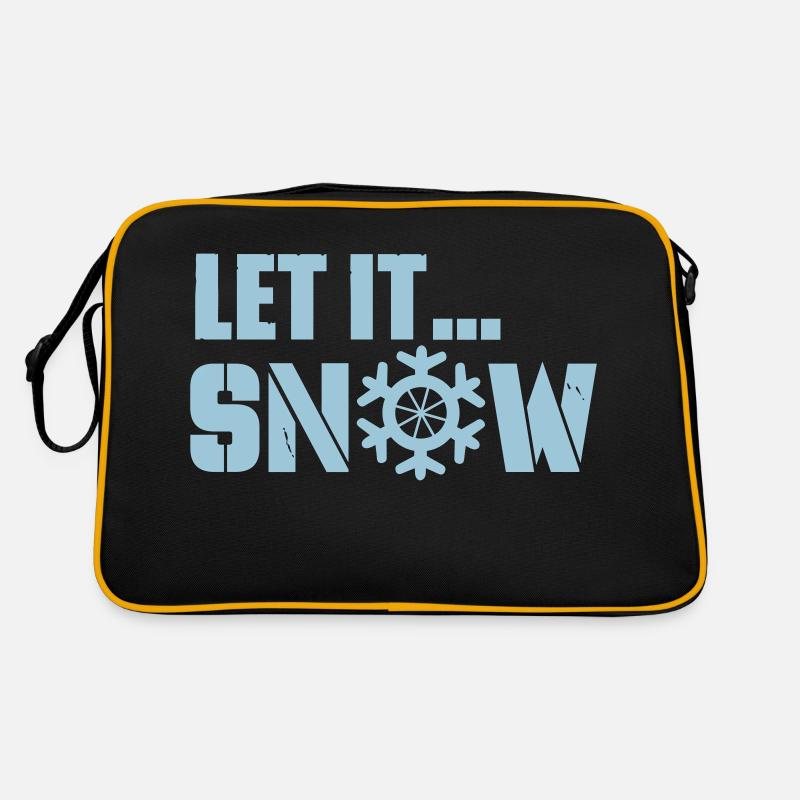 let it snow Retro Tasche