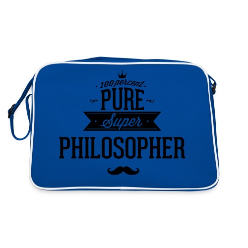 100 Prozent Philosoph - Retro Tasche