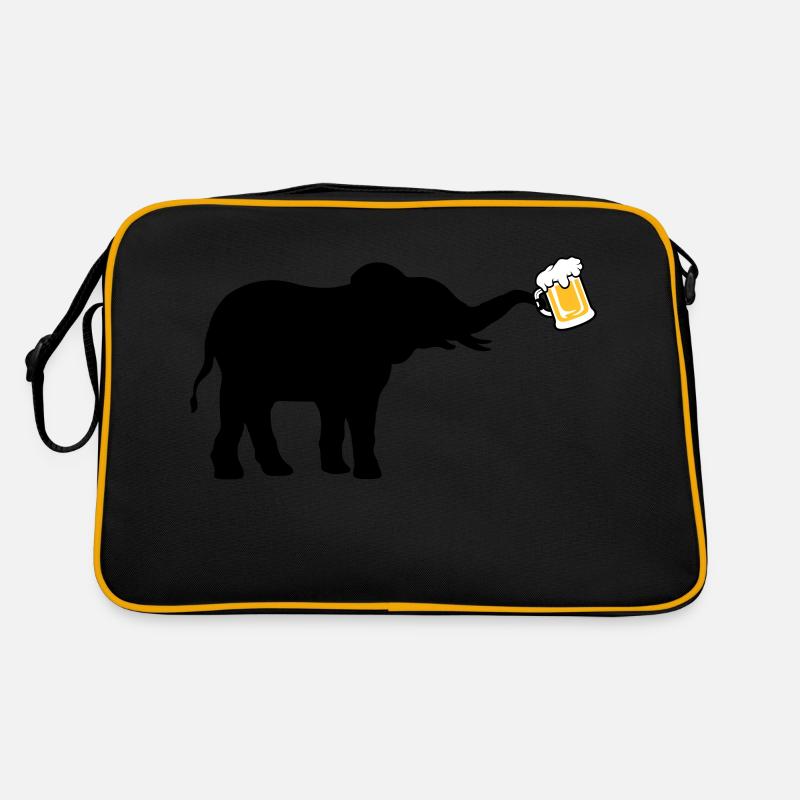 Beer Jug Elephant cool Retro Bag