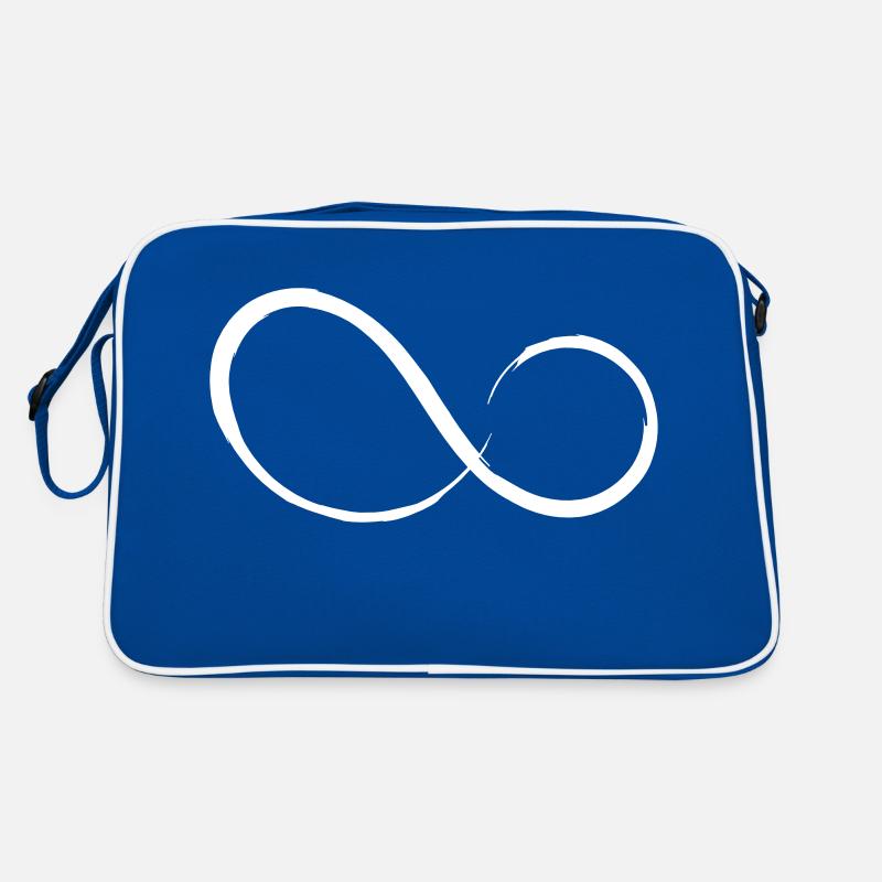 Infinity Sign Infinity Vector Motif Retro Bag