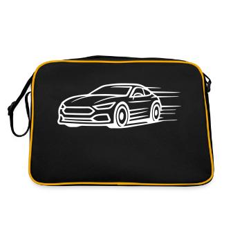 Car Car Icon - Retro Bag - black/gold - Back