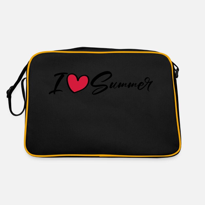 Ich Liebe Sommer Retro Tasche