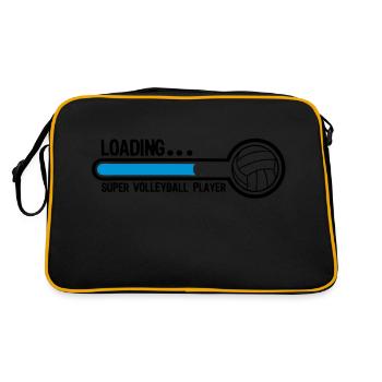 volleyball loading super player1 - Sac Retro - noir/or - Dos