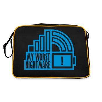 Mauvais mon pire cauchemar - Sac Retro - noir/or - Dos
