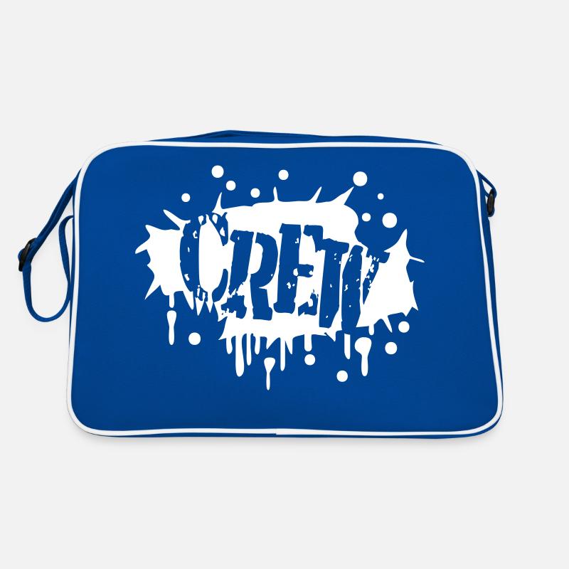 Crew Graffiti Spray Stamp Drop Équipe Amis Sac Retro