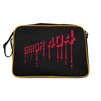 Erreur Blood Drops 404 - Sac Retro - noir/or - Dos