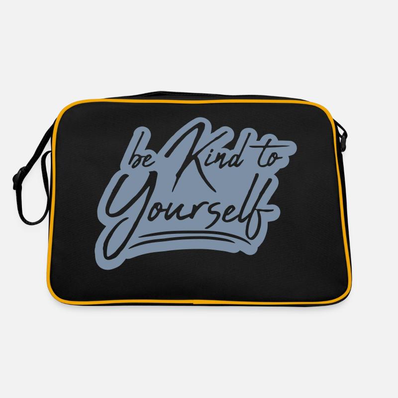 be kind to yourself Retro Tasche